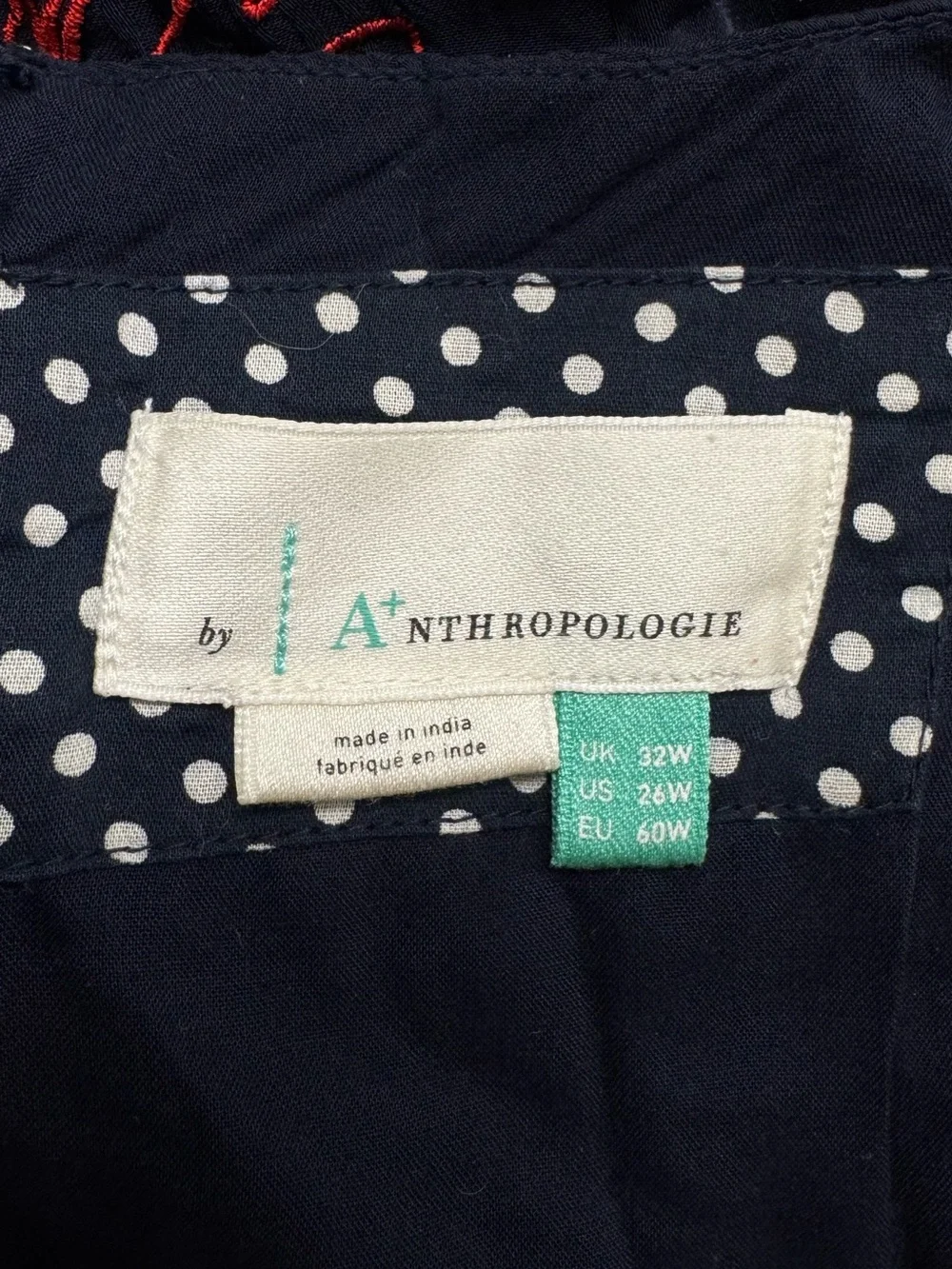 Anthropologie Tanzine Embroidered Midi Dress Women’s 26W - Picture 3 of 4